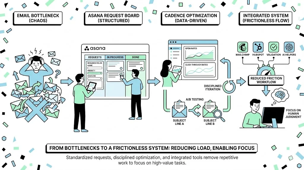 How I Turned Email Chaos into a Calm, Scalable Marketing Operation visual 3