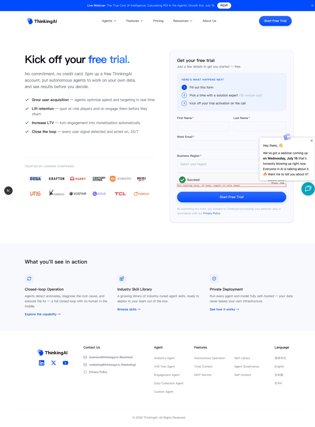 Demo form