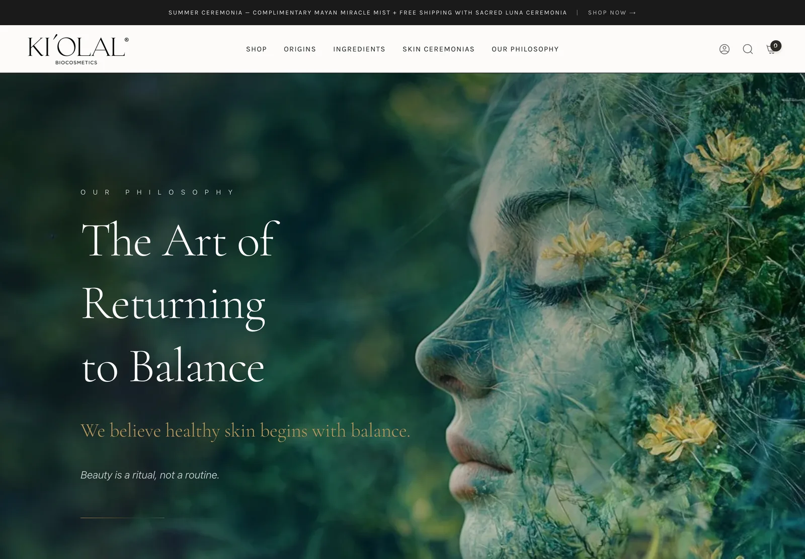 Kiolal Our Philosophy page