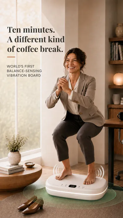 Kiwii ad creative 2A for the Desk Reset segment: Ten minutes. A different kind of coffee break.