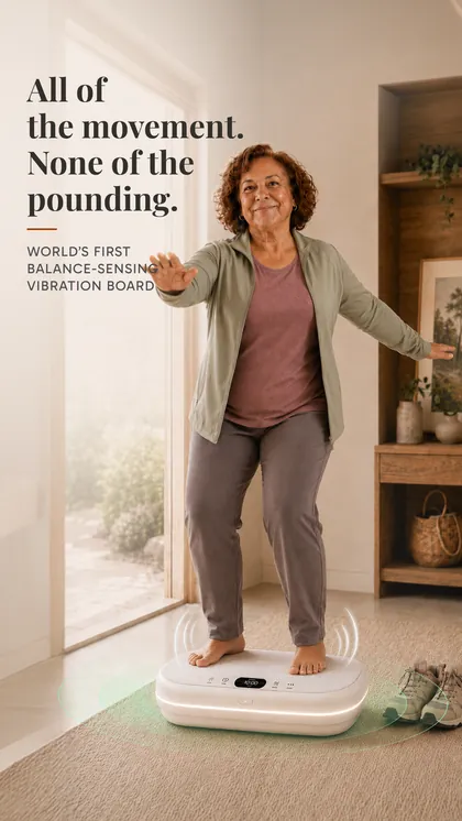 Kiwii ad creative 3A for the Joint-Friendly segment: All of the movement. None of the pounding.