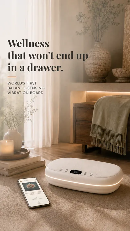 Kiwii ad creative 6A for the Premium Ritualist segment: Wellness that won't end up in a drawer.