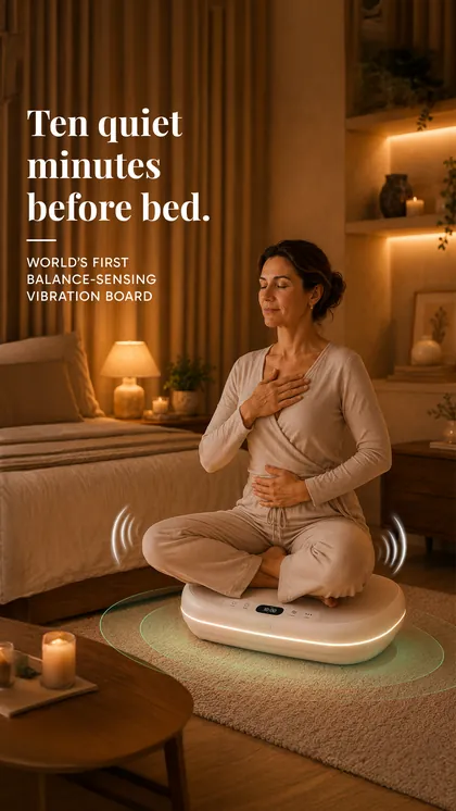 Kiwii ad creative 6C for the Premium Ritualist segment: Ten quiet minutes before bed.