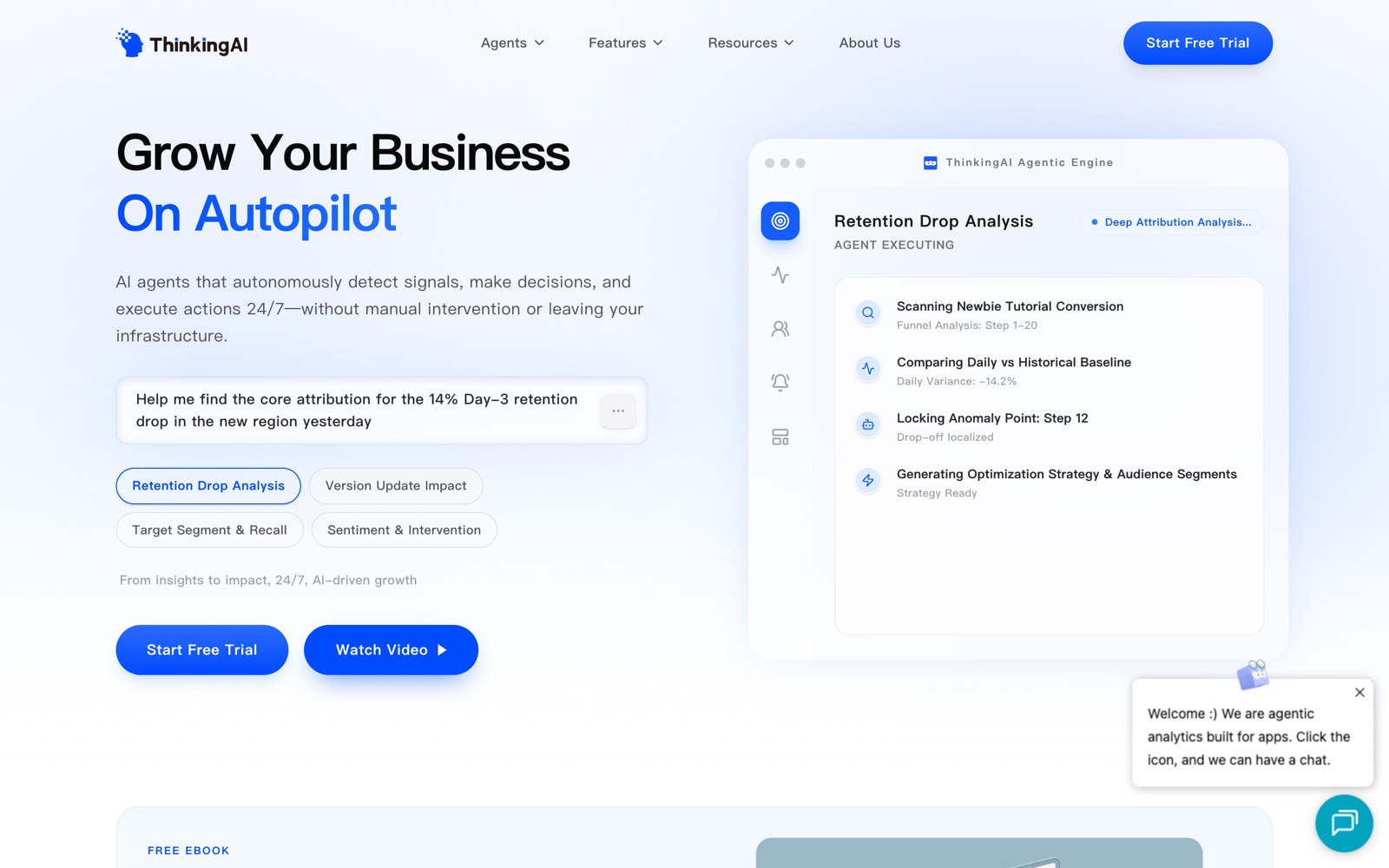 Solutions page built from the shared module library
